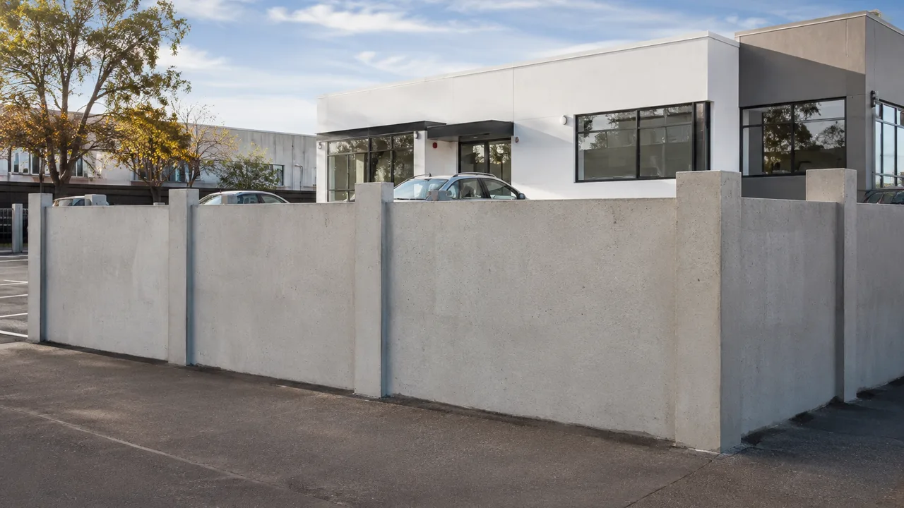 Commercial Concrete Fence design inspiration